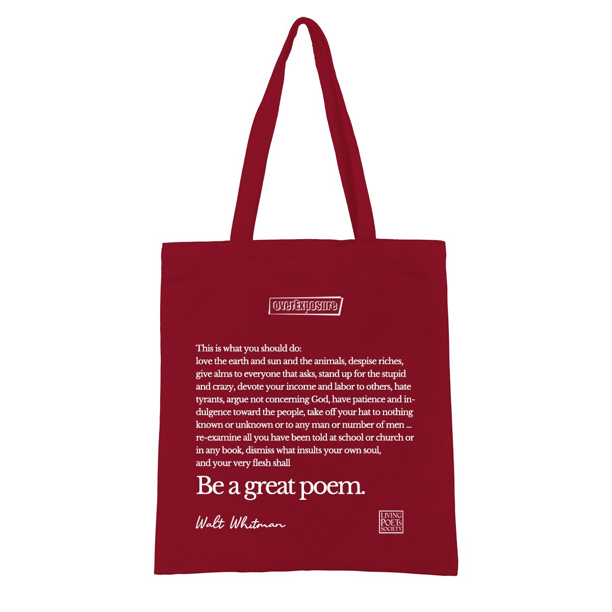 惠特曼 - Be a great poem.